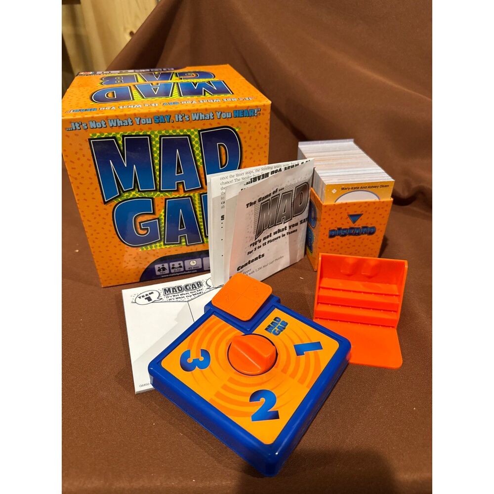 Mad Gab Game Party Family Game Complete